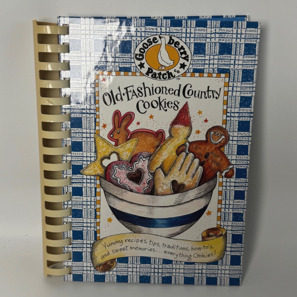 Gooseberry Patch Old-Fashioned Country Cookies Cookbook Comb Bound 1998 Vintage
